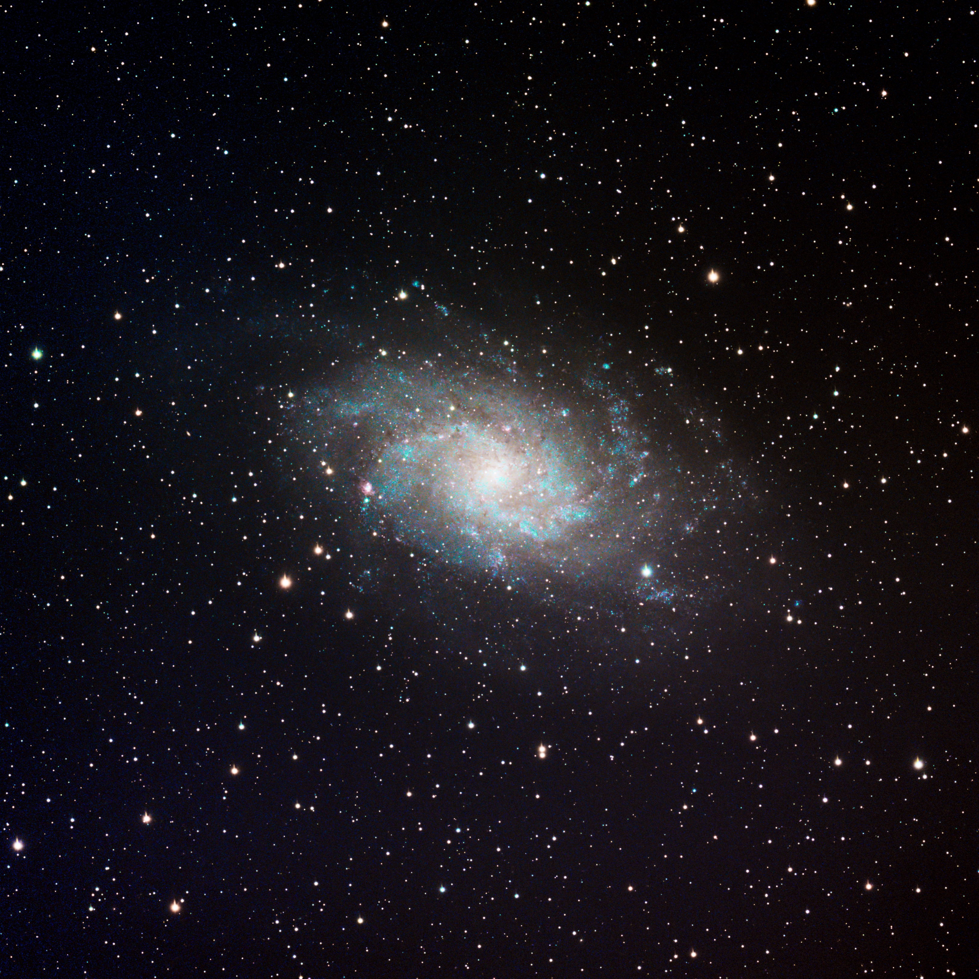 Astrofotografie von Dreiecksgalaxie mit Vespera Pro